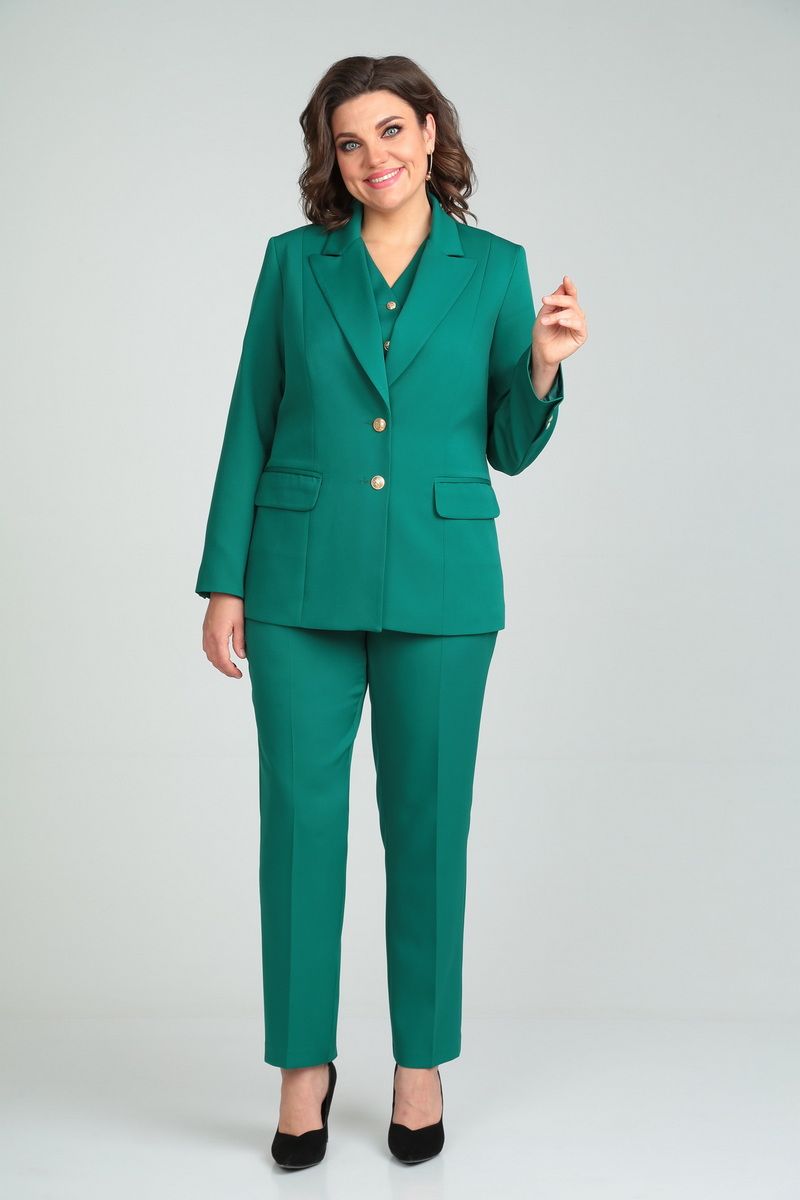 Брючный костюм Mubliz 004 зеленый