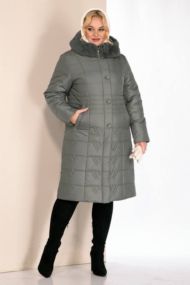 Женское пальто Shetti 2041 олива