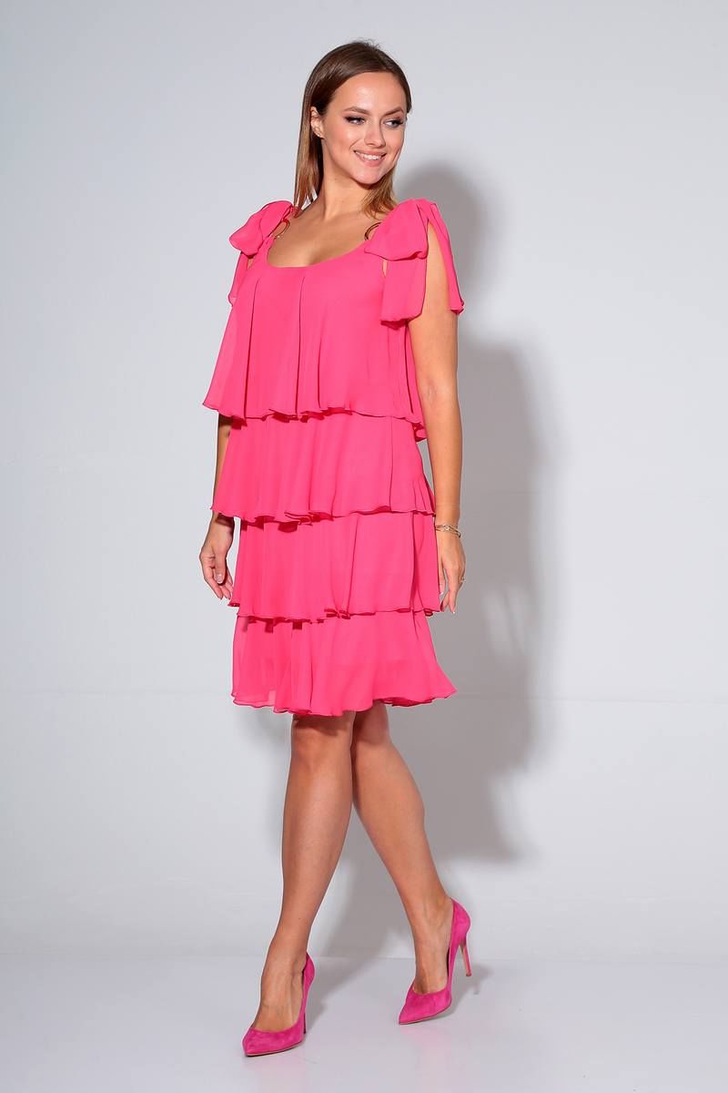 Платья Liona Style 616 розовый
