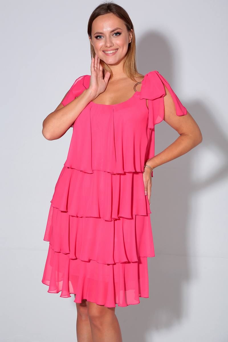 Платья Liona Style 616 розовый