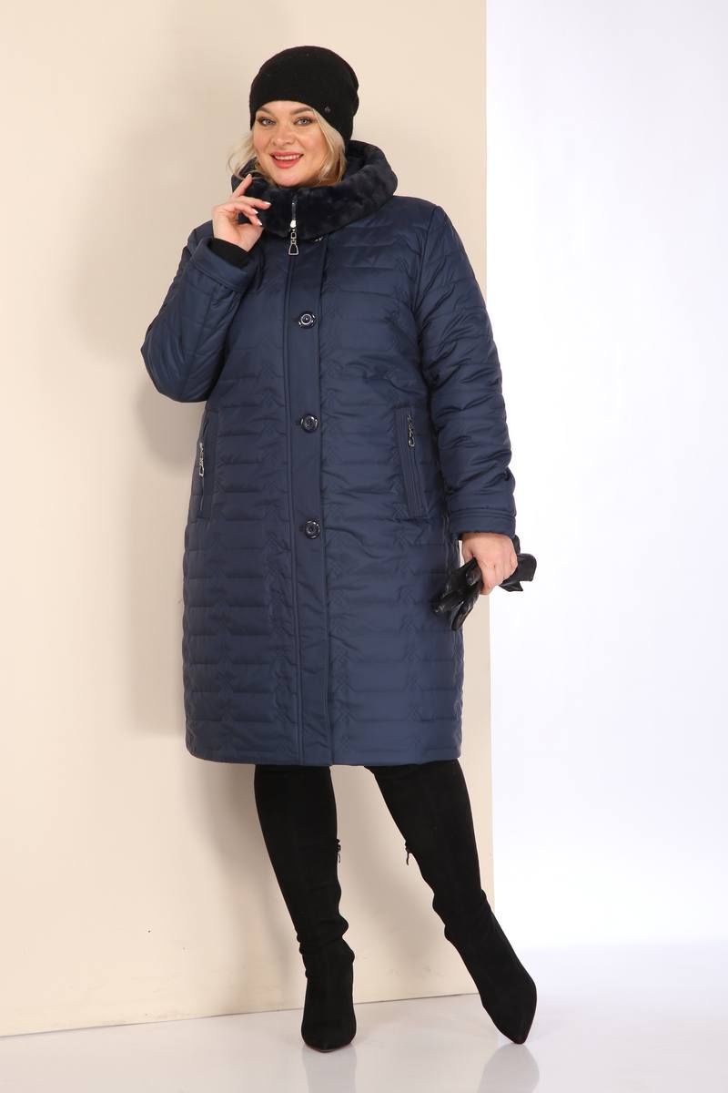 Женское пальто Shetti 2044 синий
