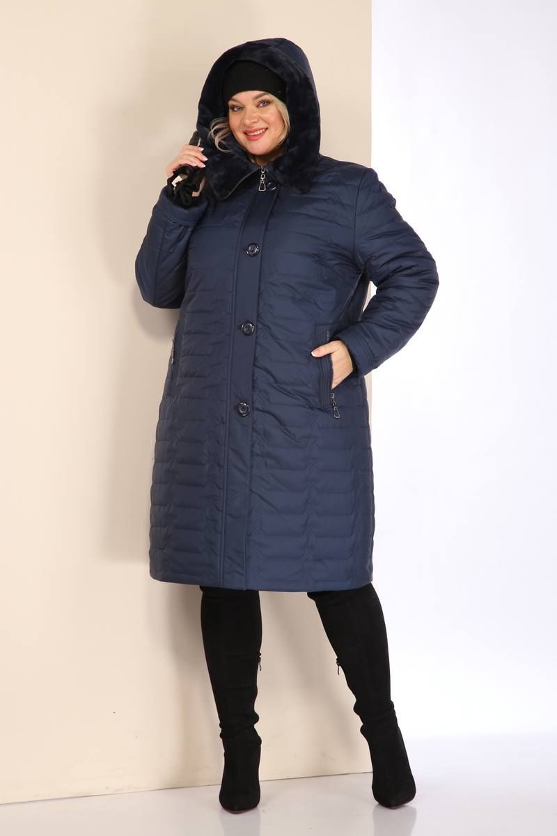 Женское пальто Shetti 2044 синий