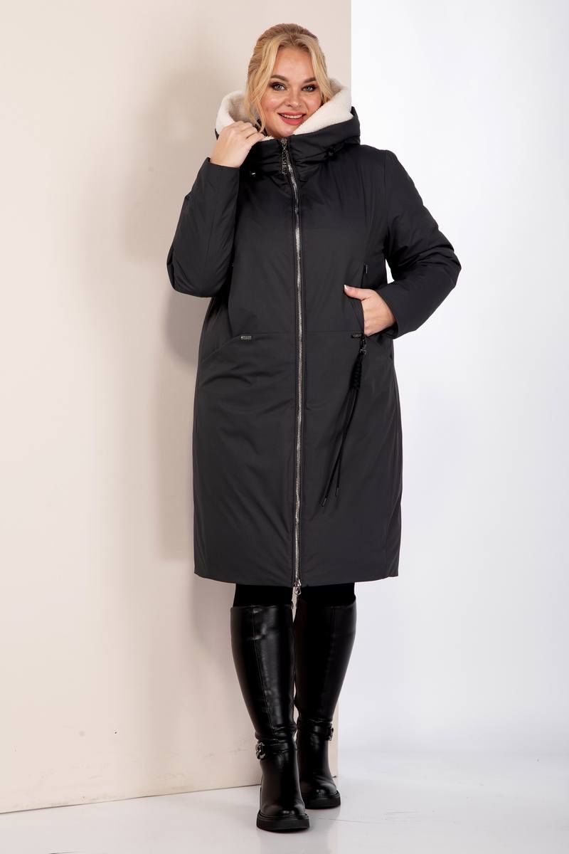 Женское пальто Shetti 2102 темный_графит
