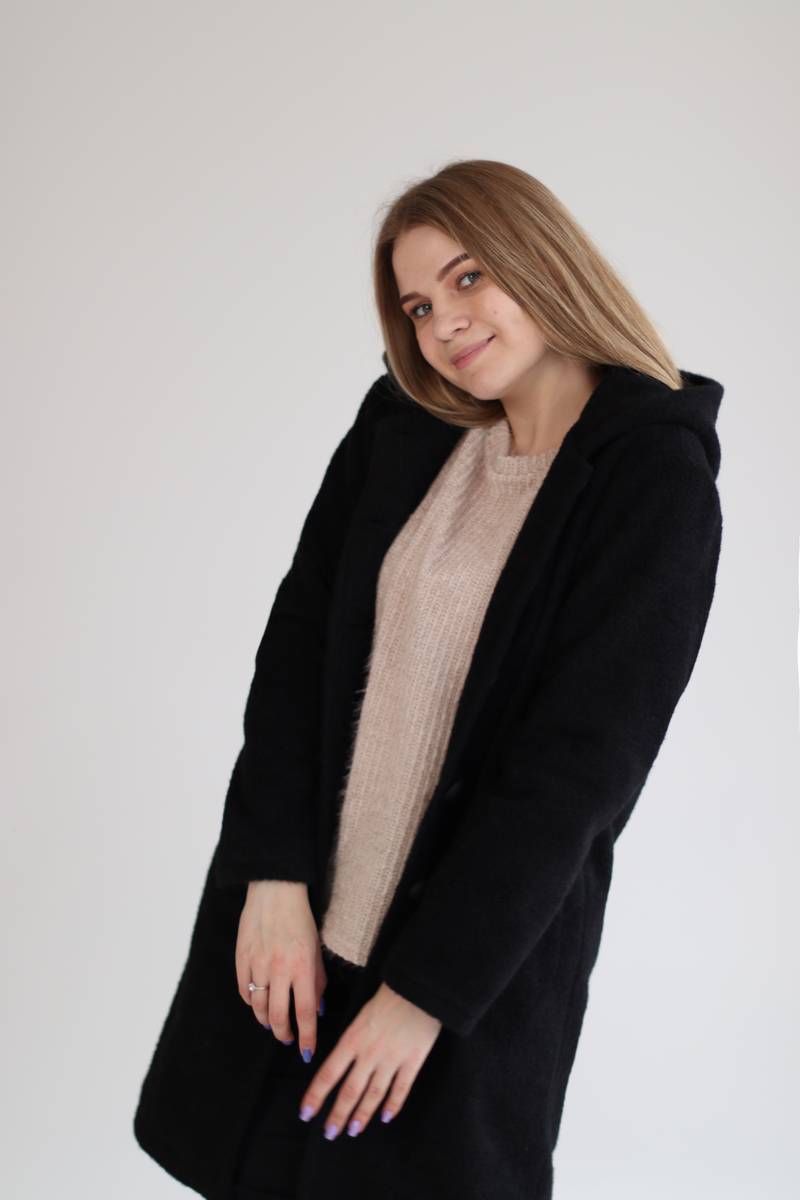Женское пальто Mita ЖМ1159 черный