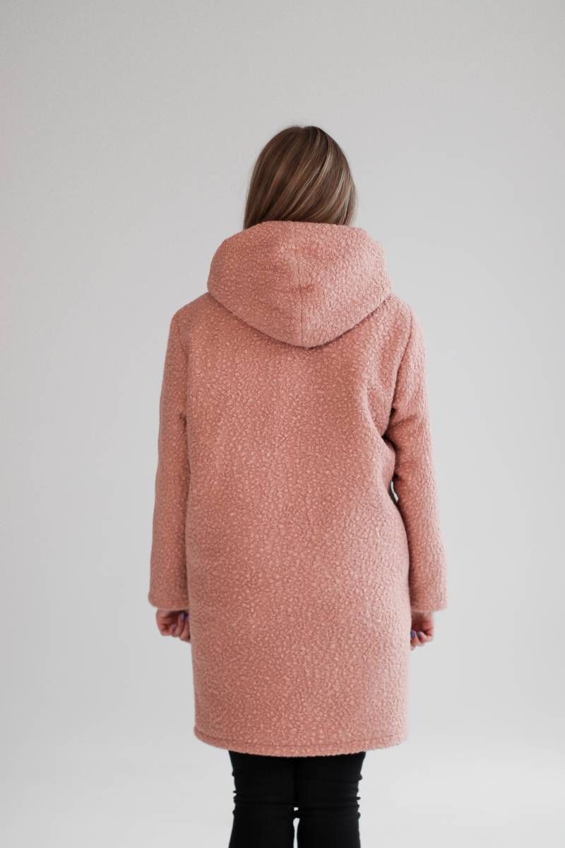 Женское пальто Mita ЖМ1159 розовый