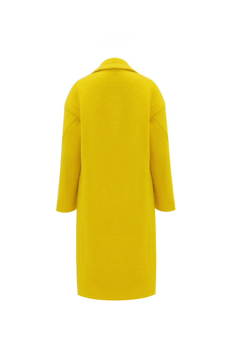 Женское пальто Elema 1-12048-2-164 жёлтый