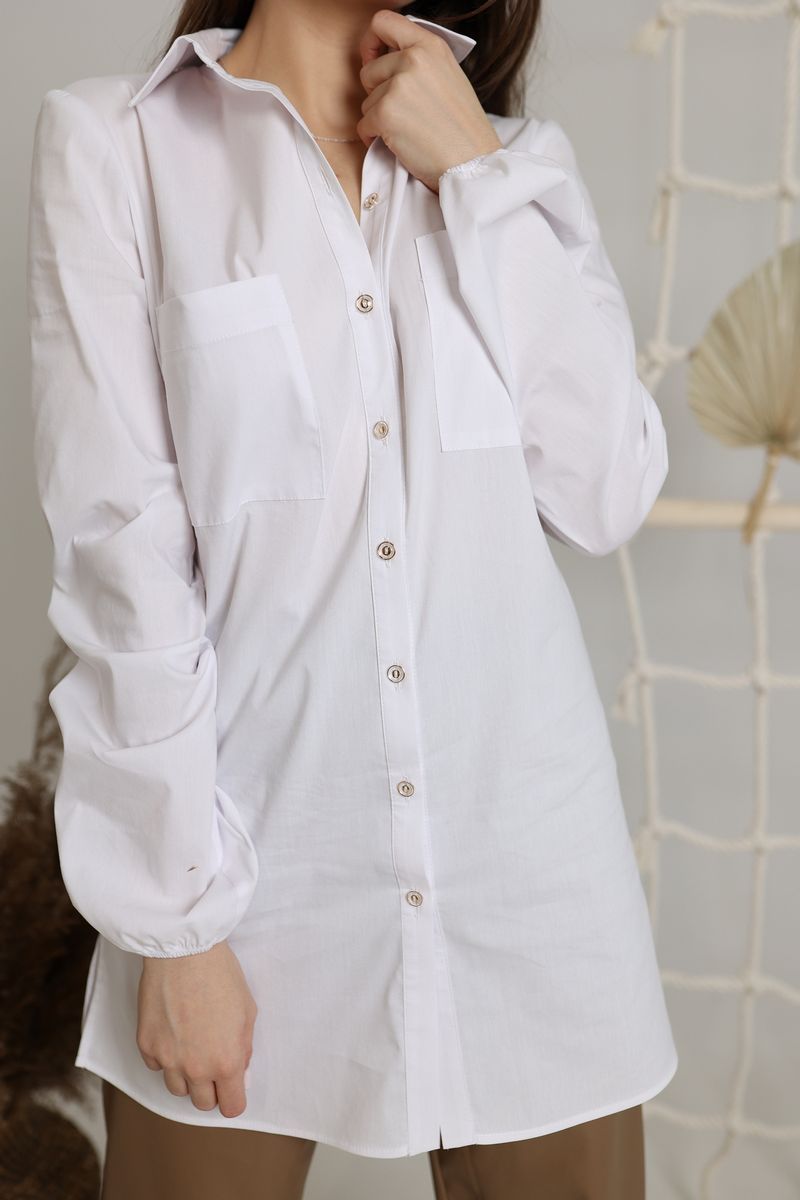 Блузы AMORI 6389 белый
