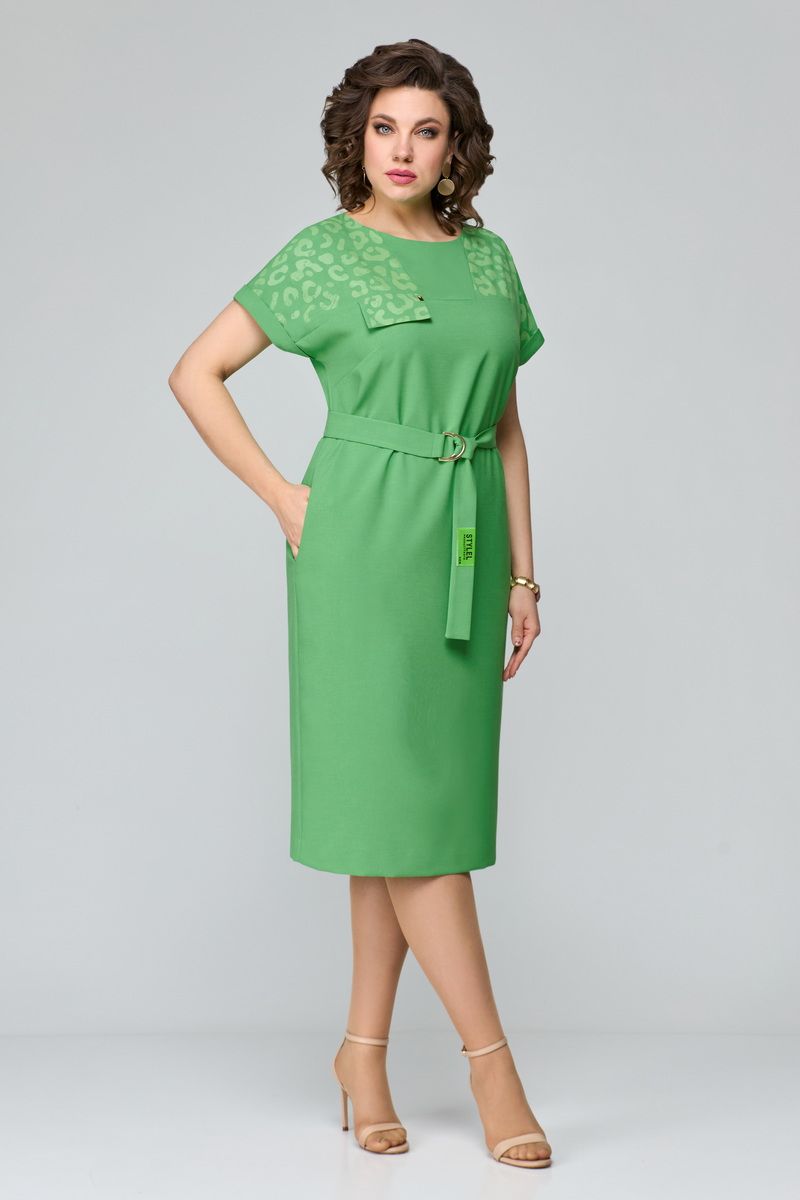 Платья Мишель стиль 1110 зеленый