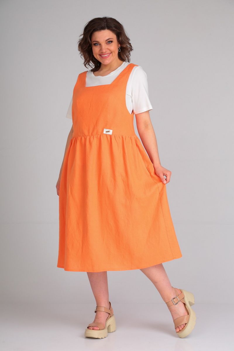 Комплекты с платьем Mubliz 043 оранжевый