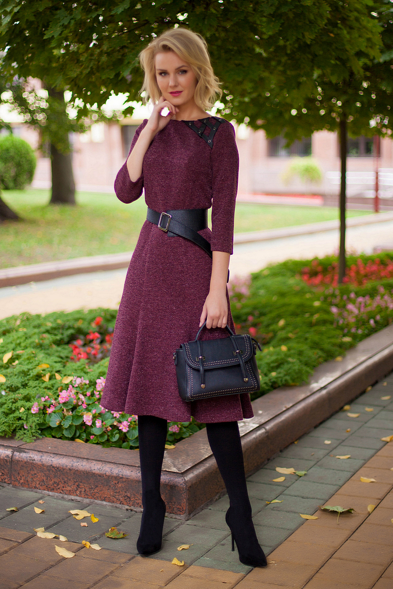 Трикотажное платье Euromoda