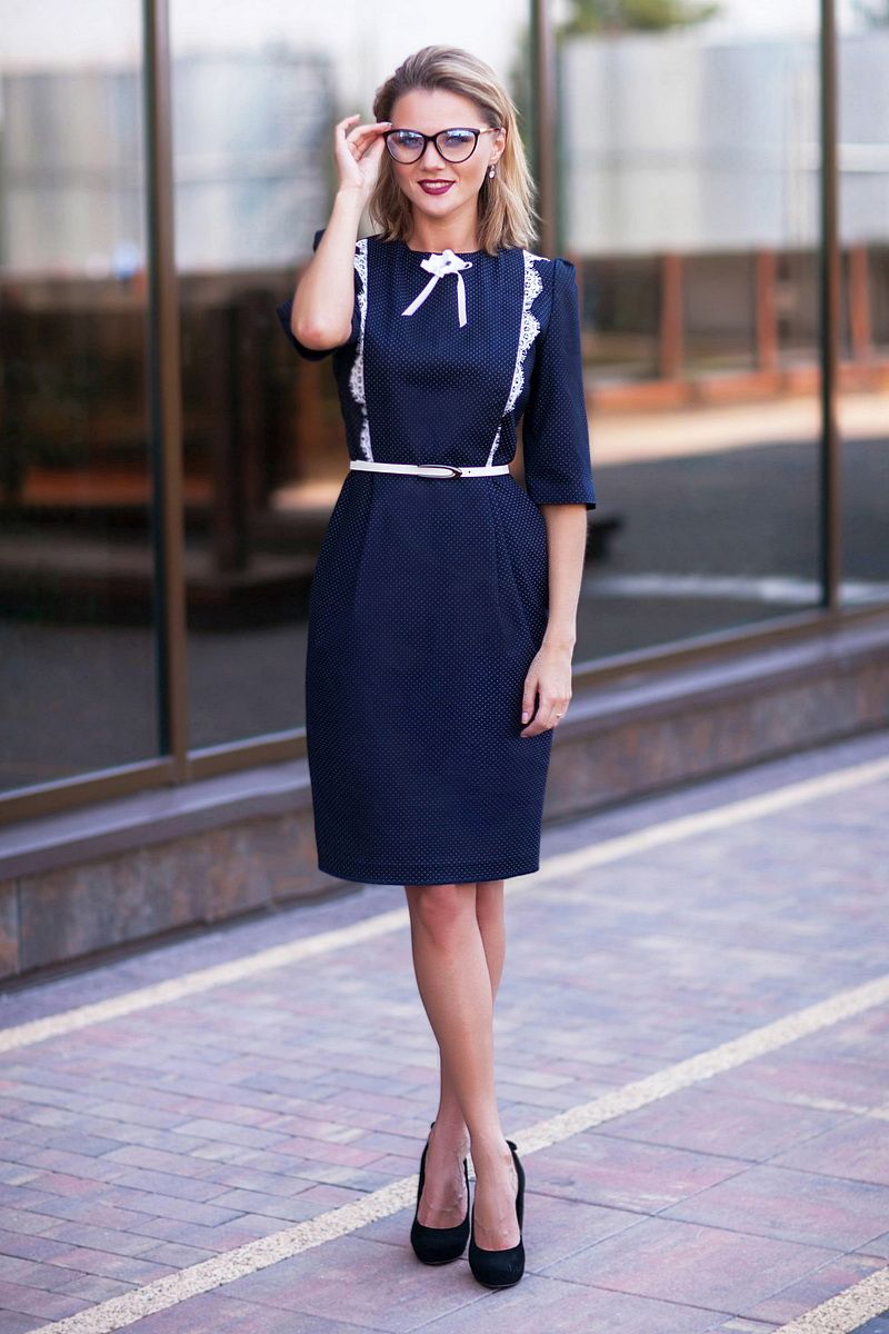 Хлопковое платье Euromoda