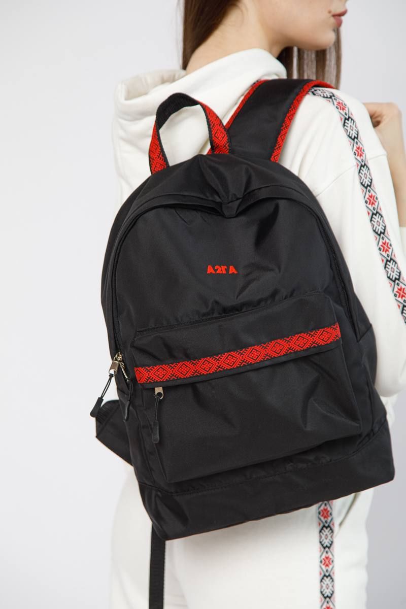 Сумки и рюкзаки А2ГА J3 черно-красный