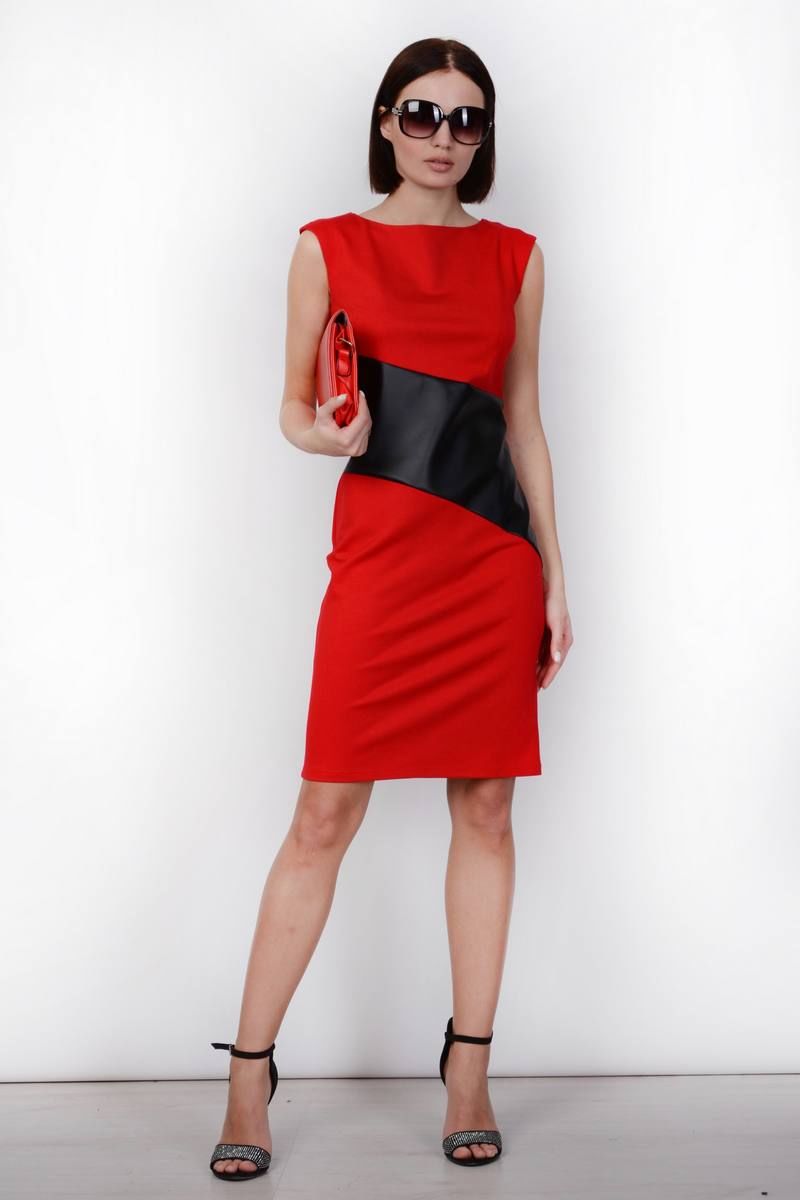 Платья Patriciа C15270-К красный,черный