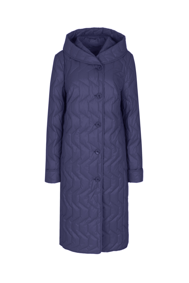 Пальто Elema 5-92-170 сине-фиолетовый