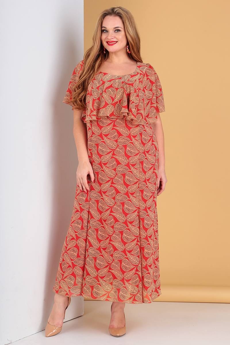 Платья Liona Style 485 красный