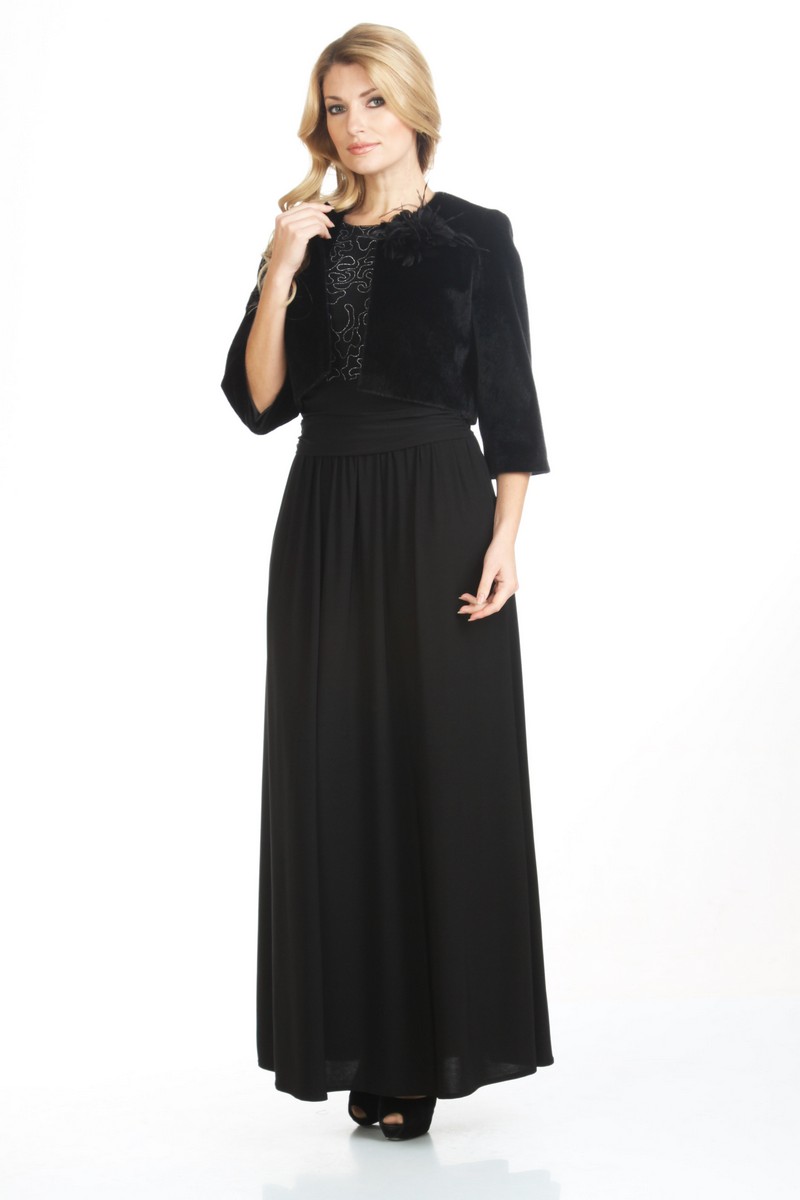 Комплекты с платьем Liona Style 417 черный