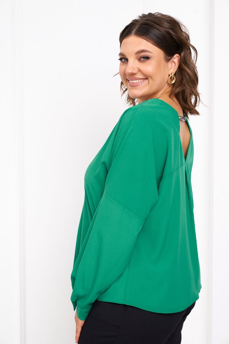 Блузы Almirastyle 305 зелёный
