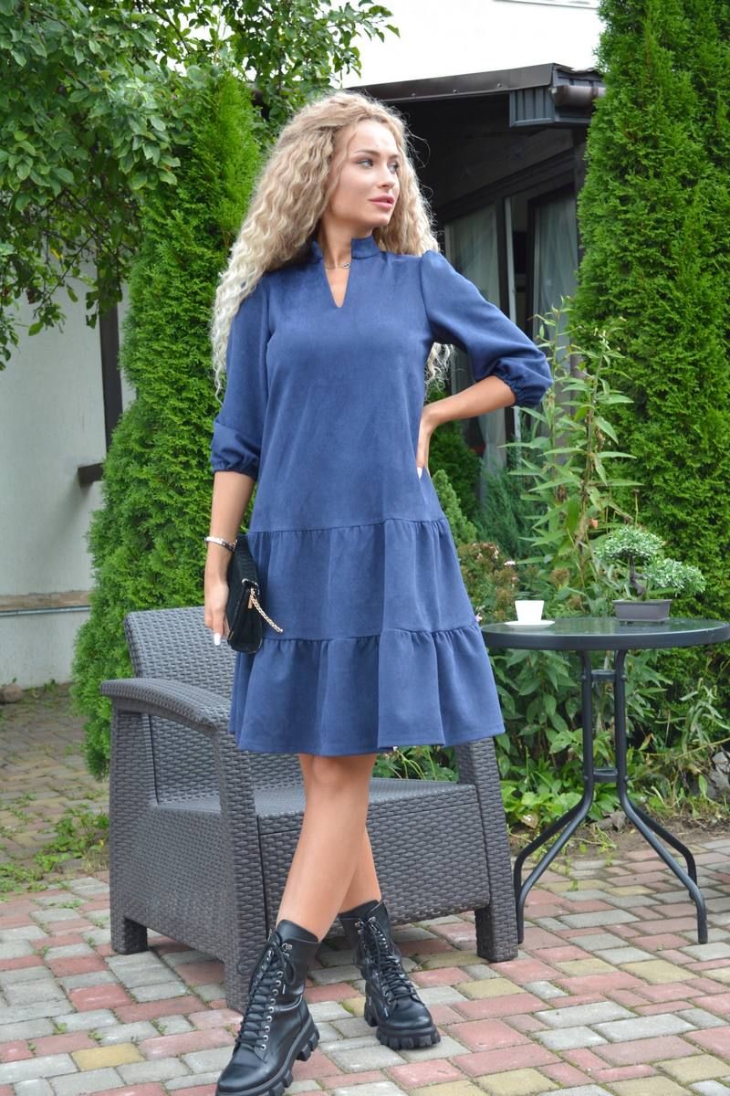 Платья Patriciа C15165 сине-серый