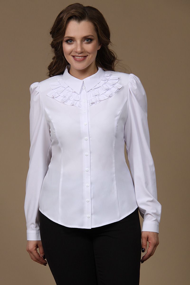 Блузы MIRSINA FASHION 1310 белый