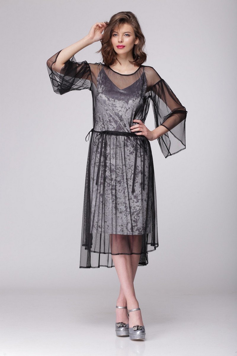 Комплекты с платьем Motif 2029 серый