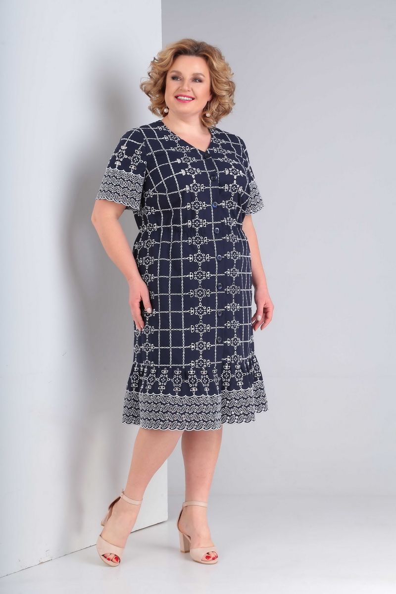 Хлопковое платье Орхидея