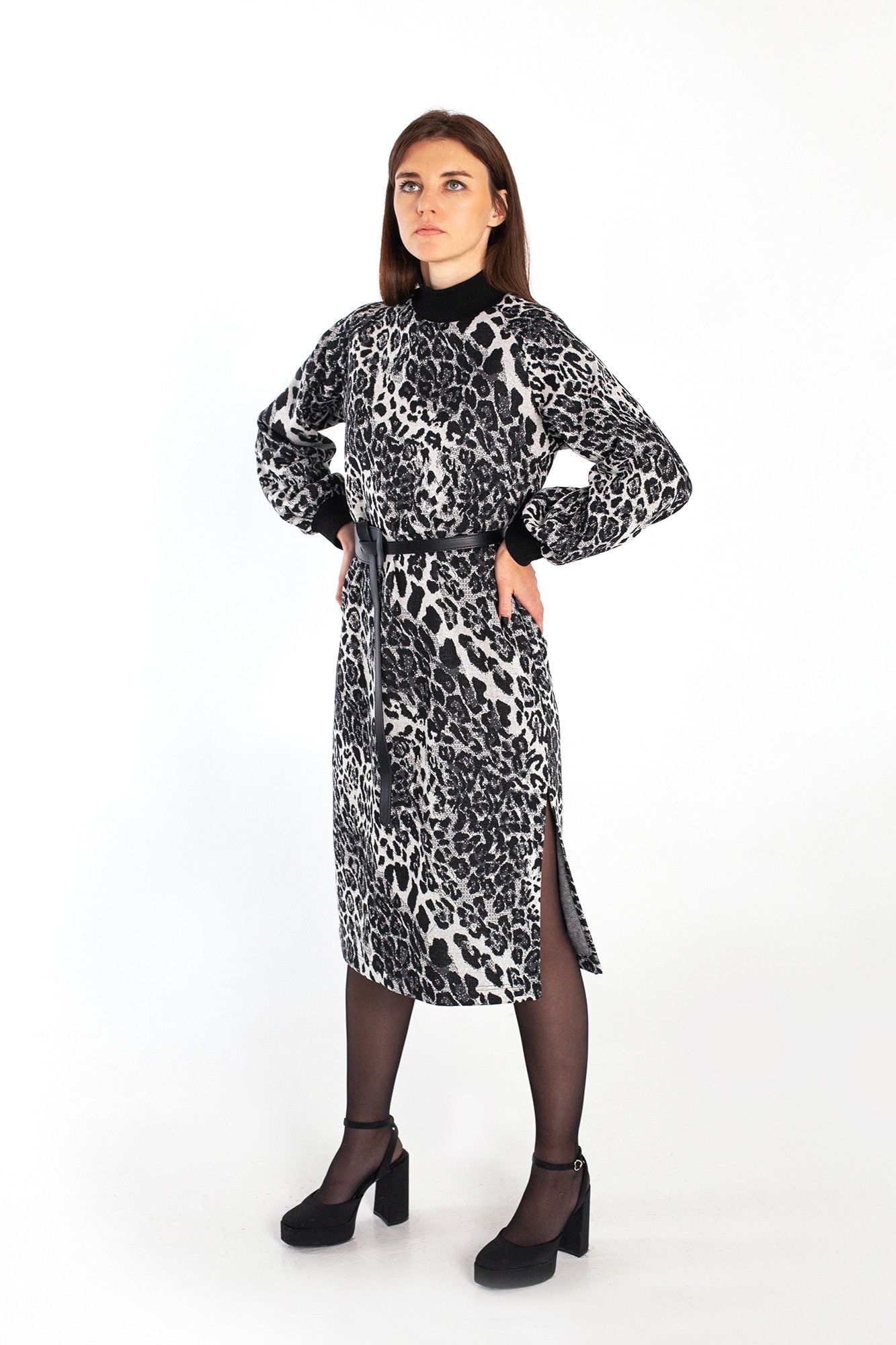 Платья i3i Fashion 103/8 черный_леопард