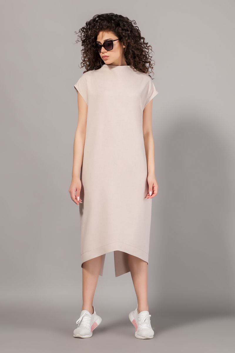 Льняное платье Сч@стье