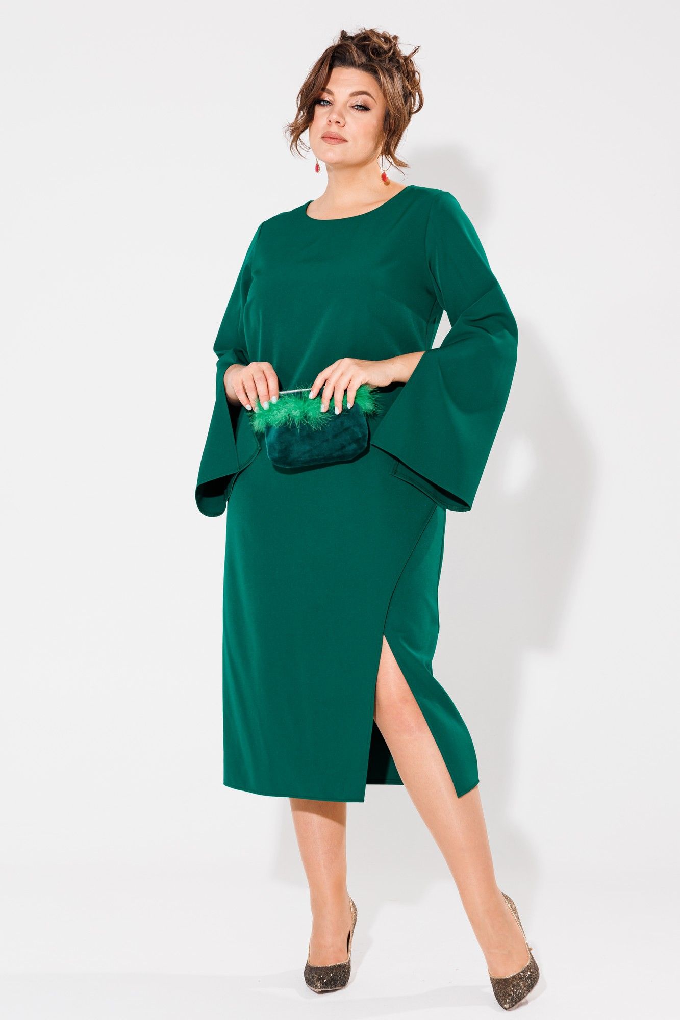Платья Anelli 1431 зеленый