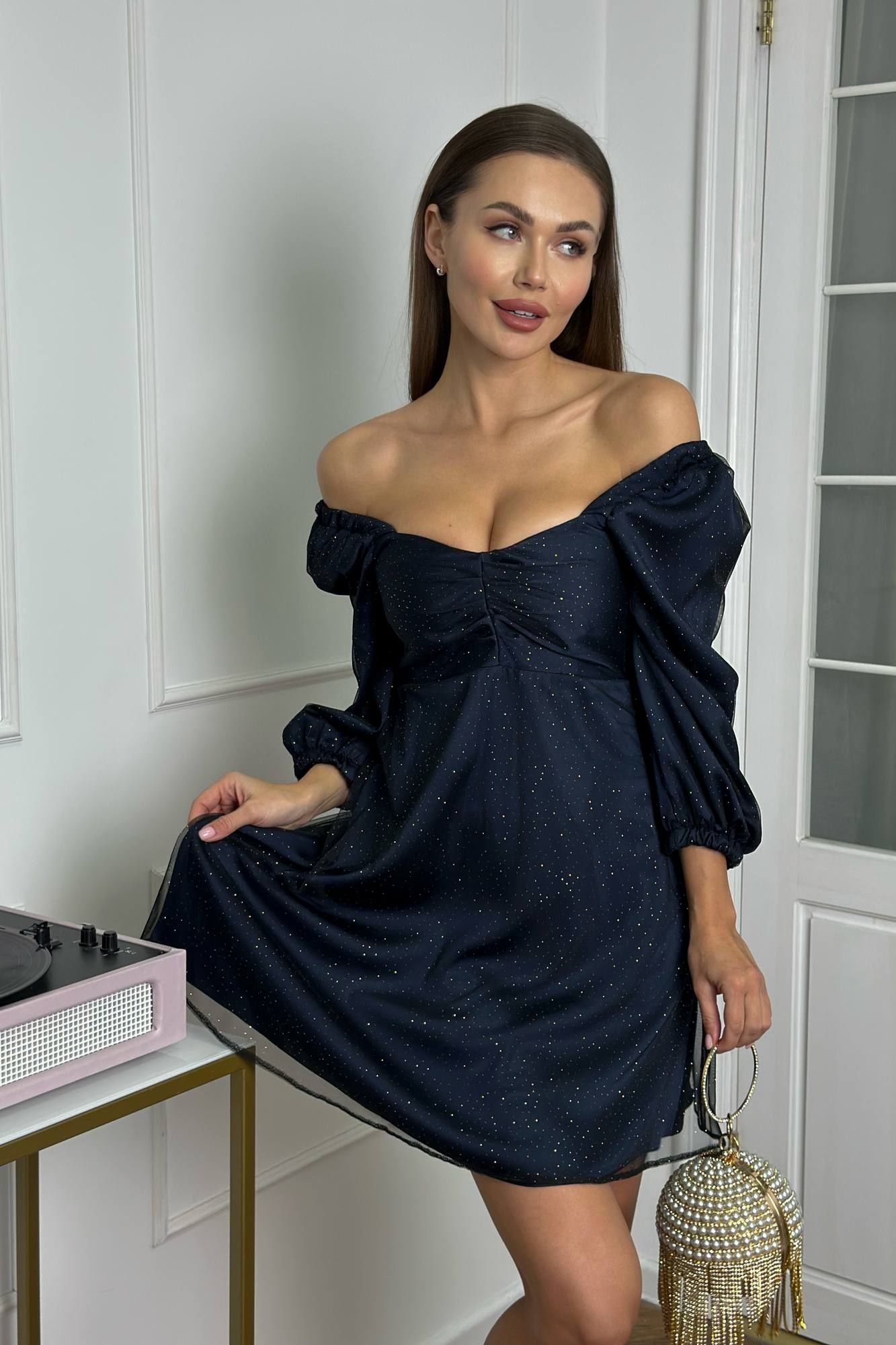 Платья THE.WOMAN 0156 синий