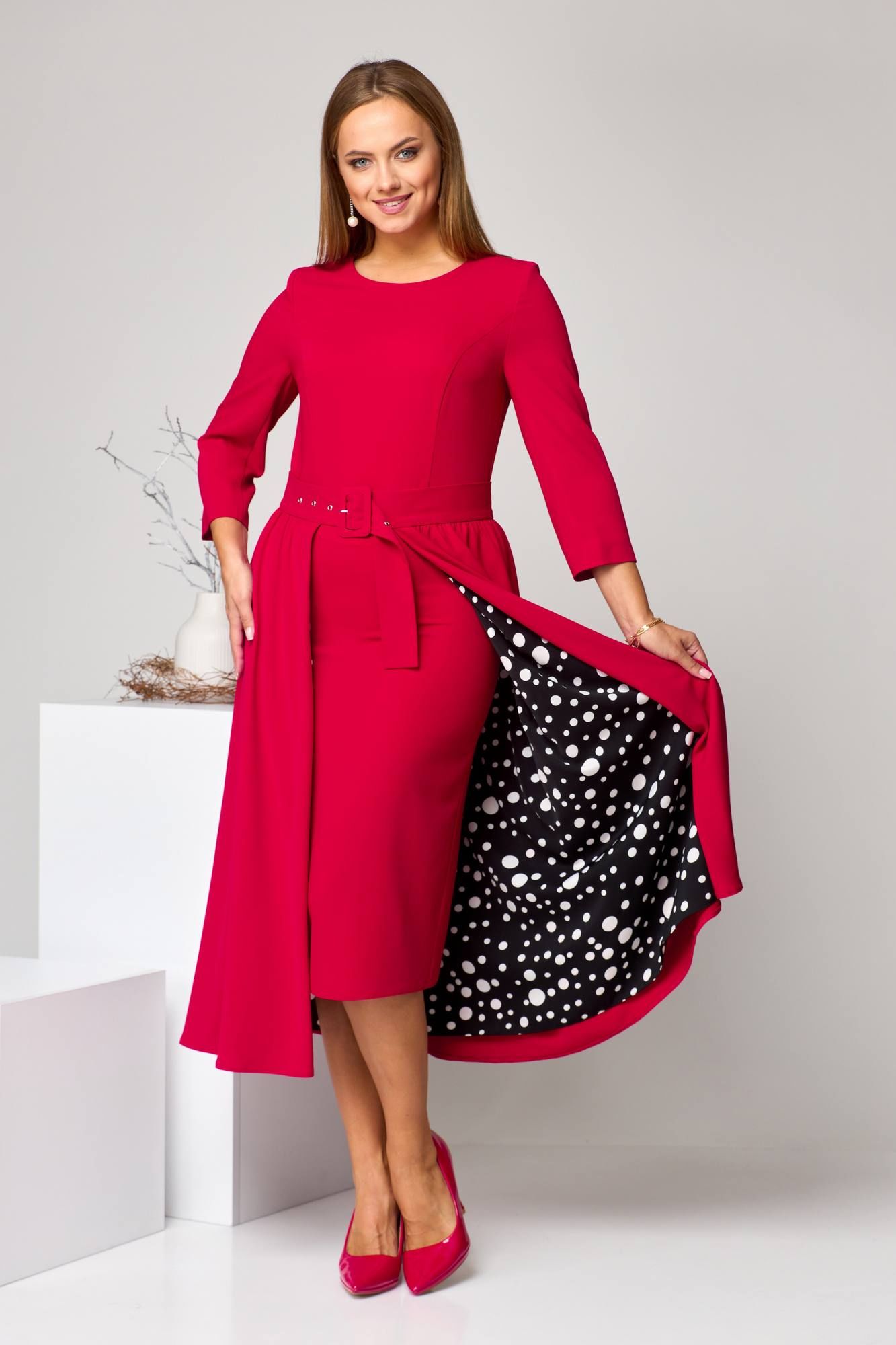 Комплекты с платьем Romanovich Style 3-2622 красный