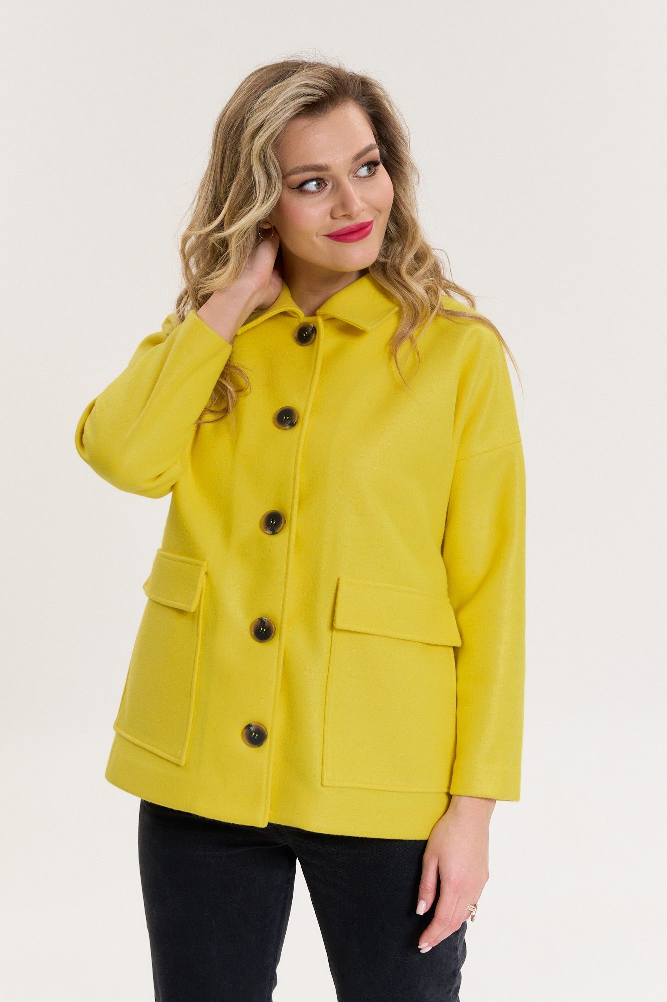 Куртки Anastasia 1047 лимонный