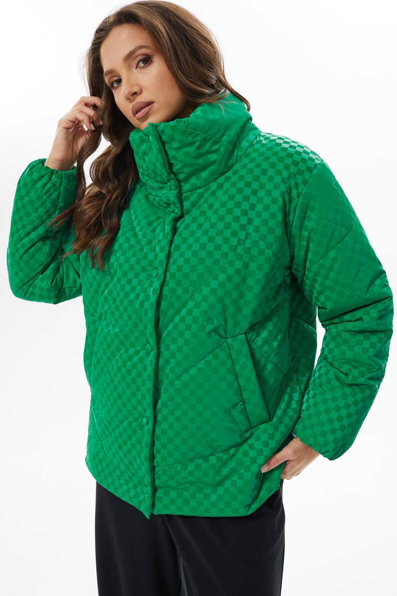 Куртки Mislana 724 зеленый