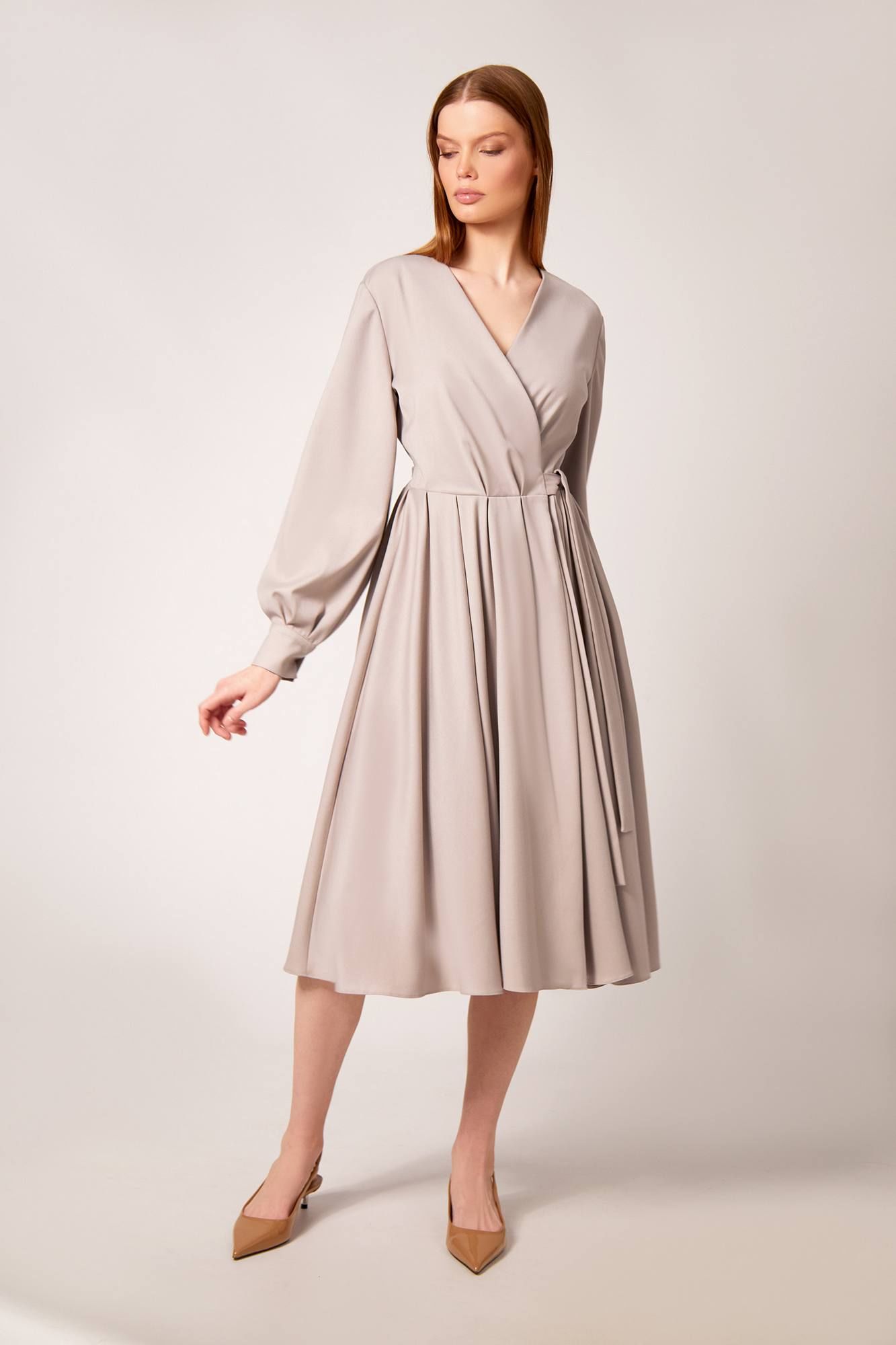 Платья Rivoli 7150.1 пудрово-серый
