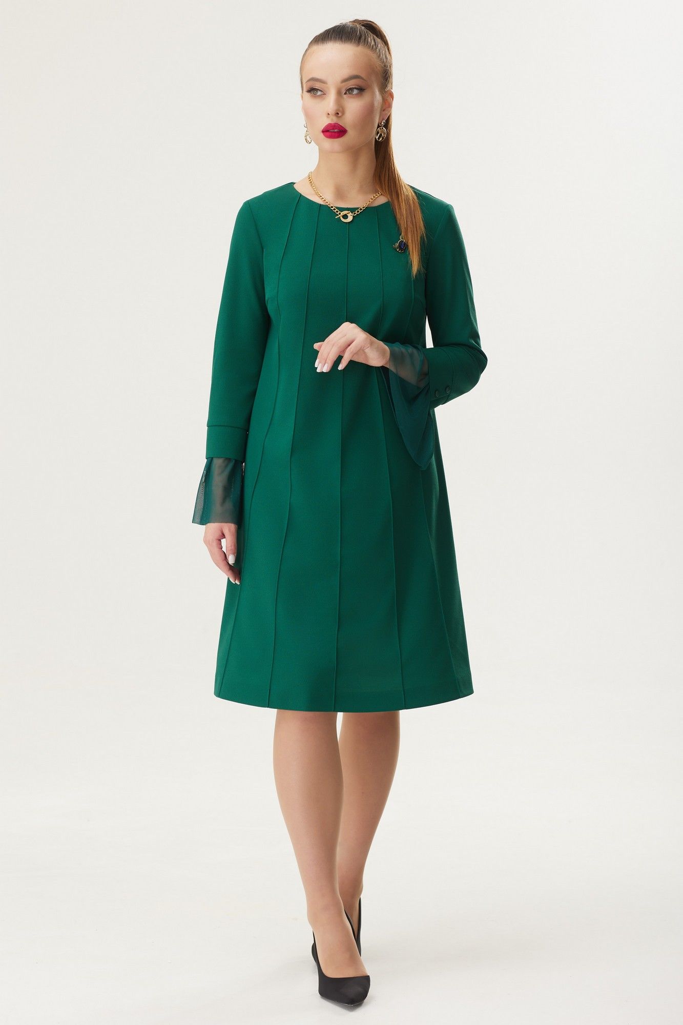 Платья Galean Style 671.1 зеленый