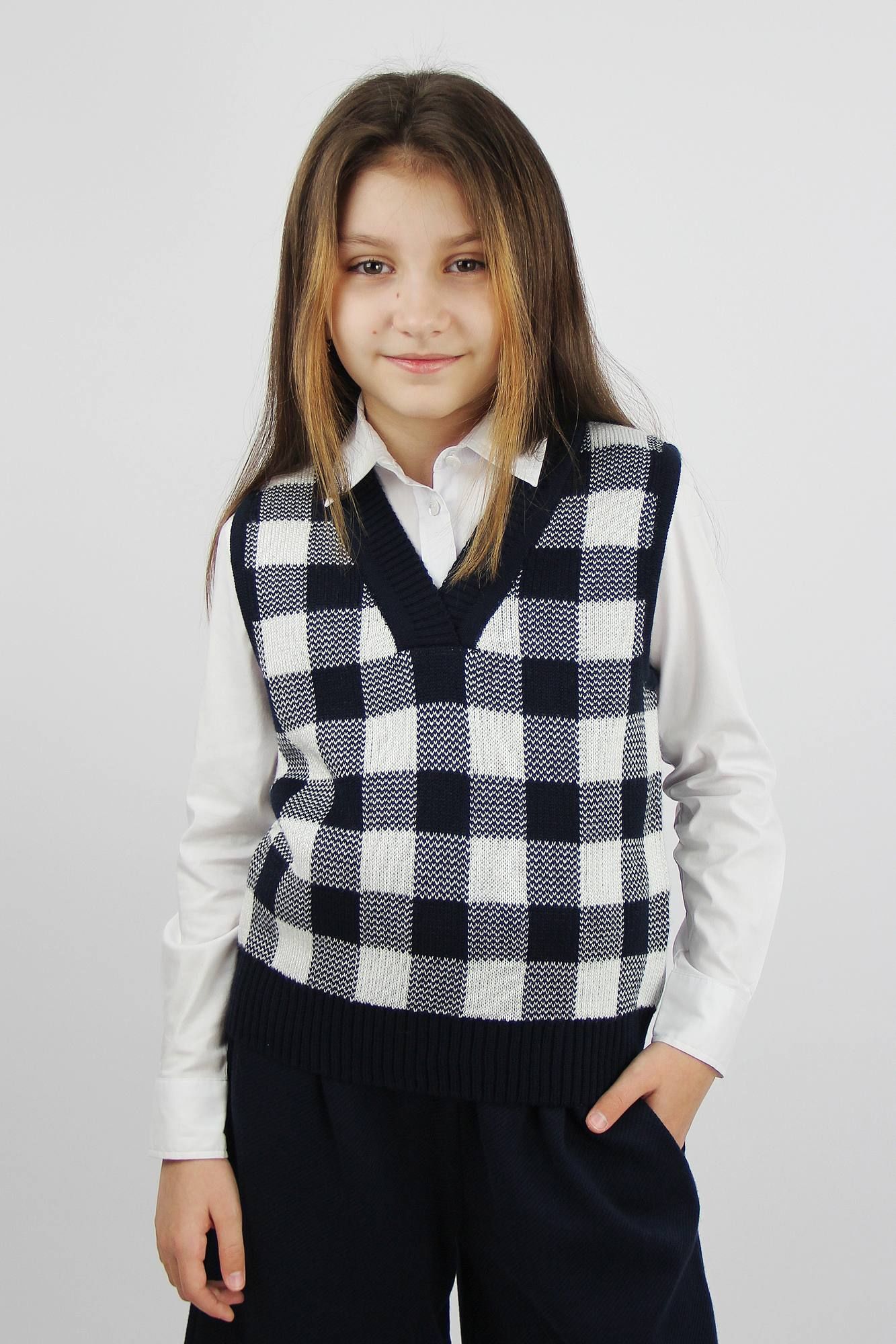 Жакеты и жилеты Полесье С9738-22 2С5075-Д43 122,128 т.синий