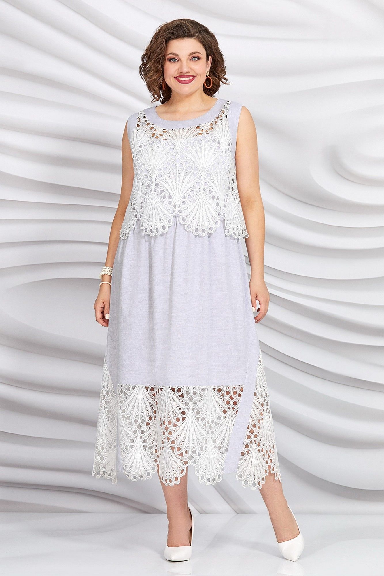 Комплекты с платьем Mira Fashion 5422 серый