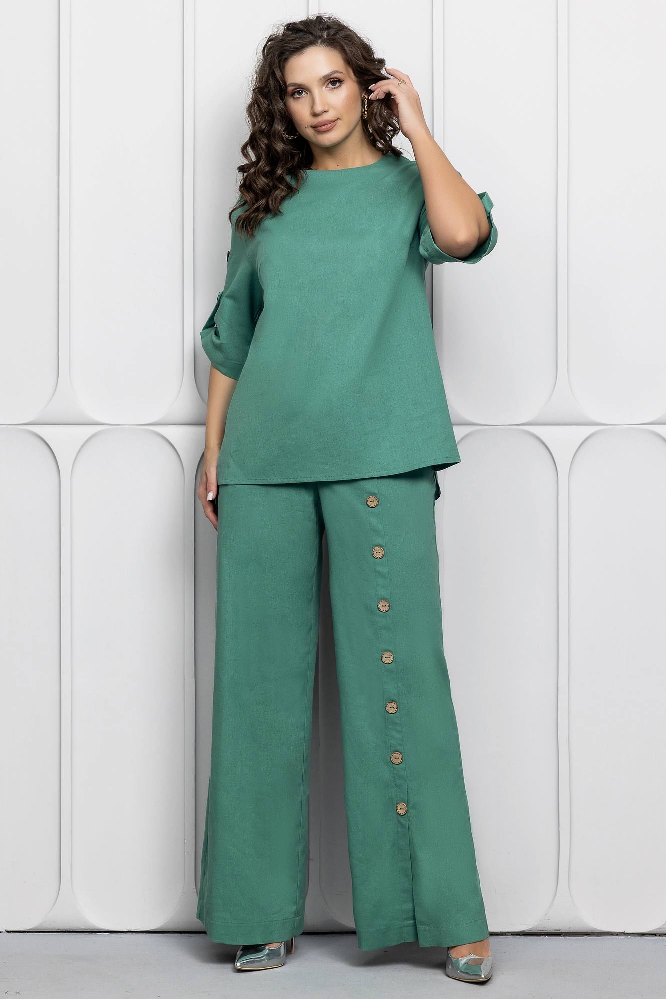 Комплекты брючные Gold Style 2627 изумрудный