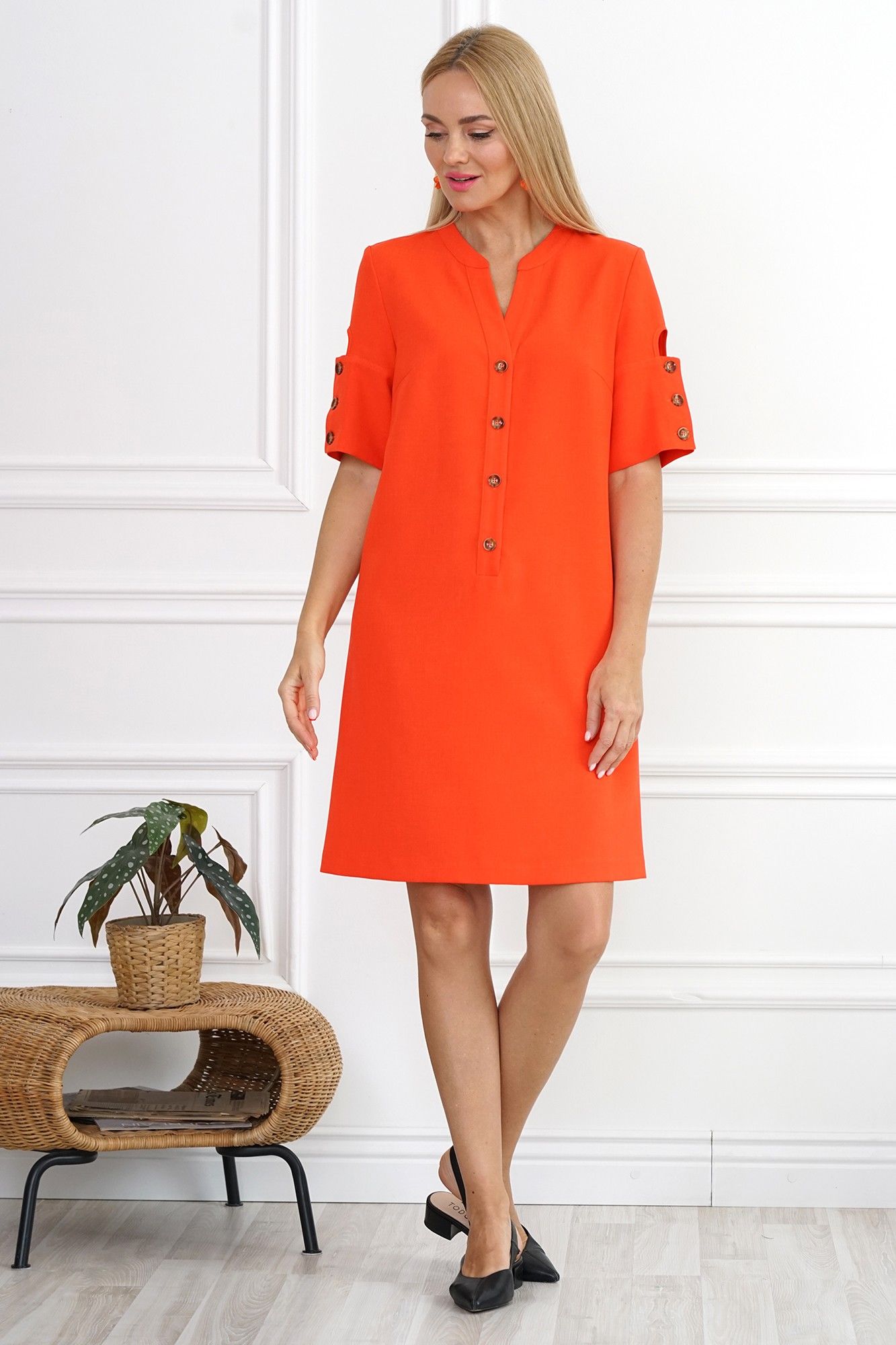 Платья Alani Collection 2130 оранжевый