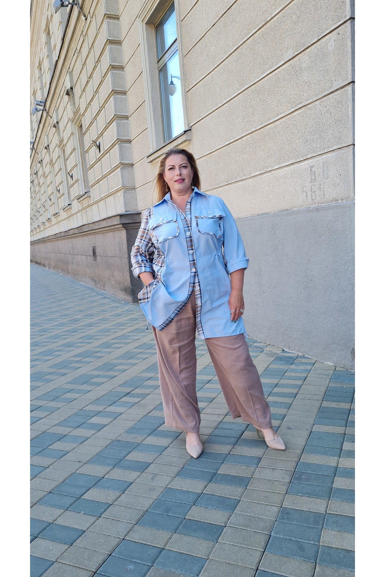 Брюки Shymoda М 320--22 капучино