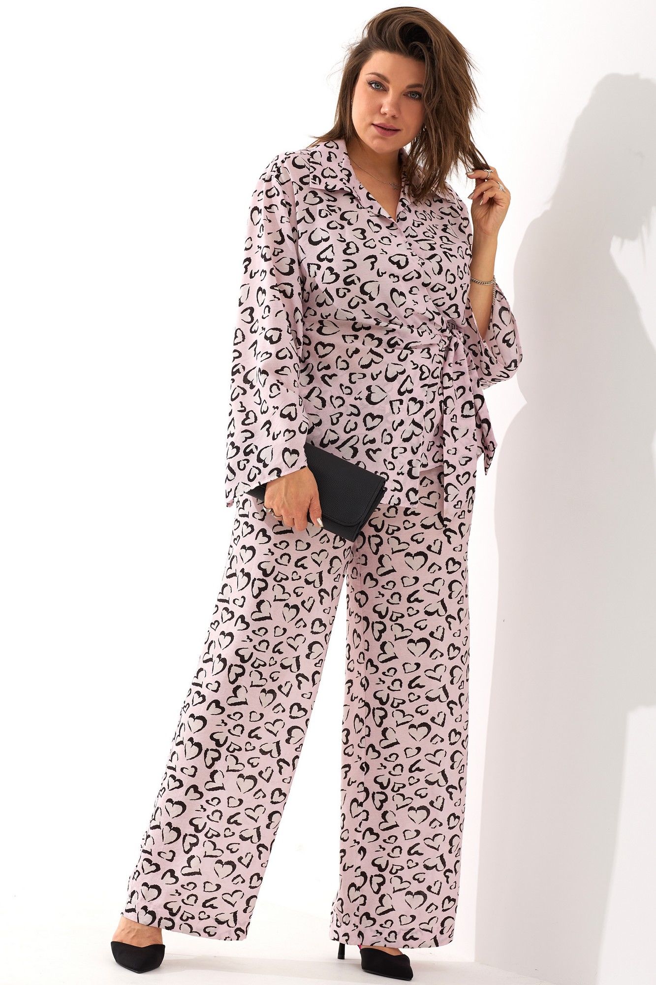 Брюки BegiModa 6051 розовое_сердце