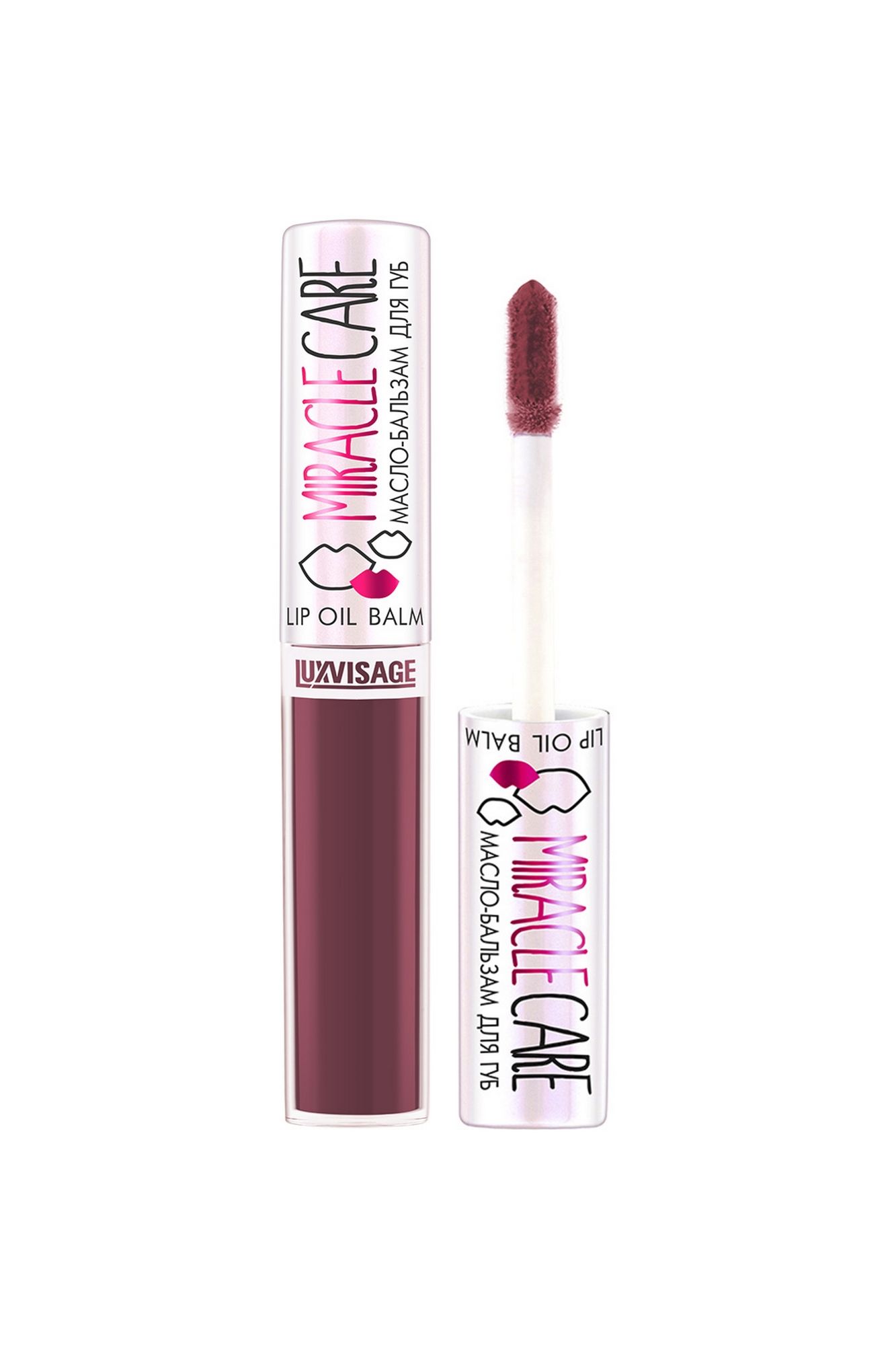 Блески и тинты LUXVISAGE MIRACLE CARE 102 smoky plum