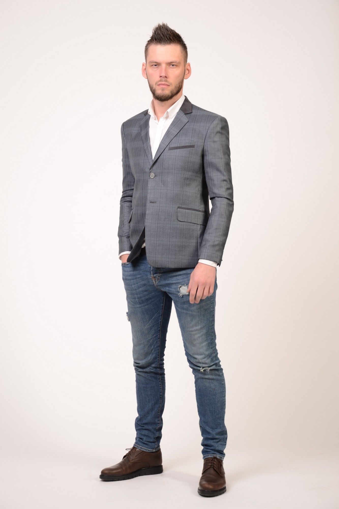 Пиджаки LAGENTE 3126.176 серо-синий