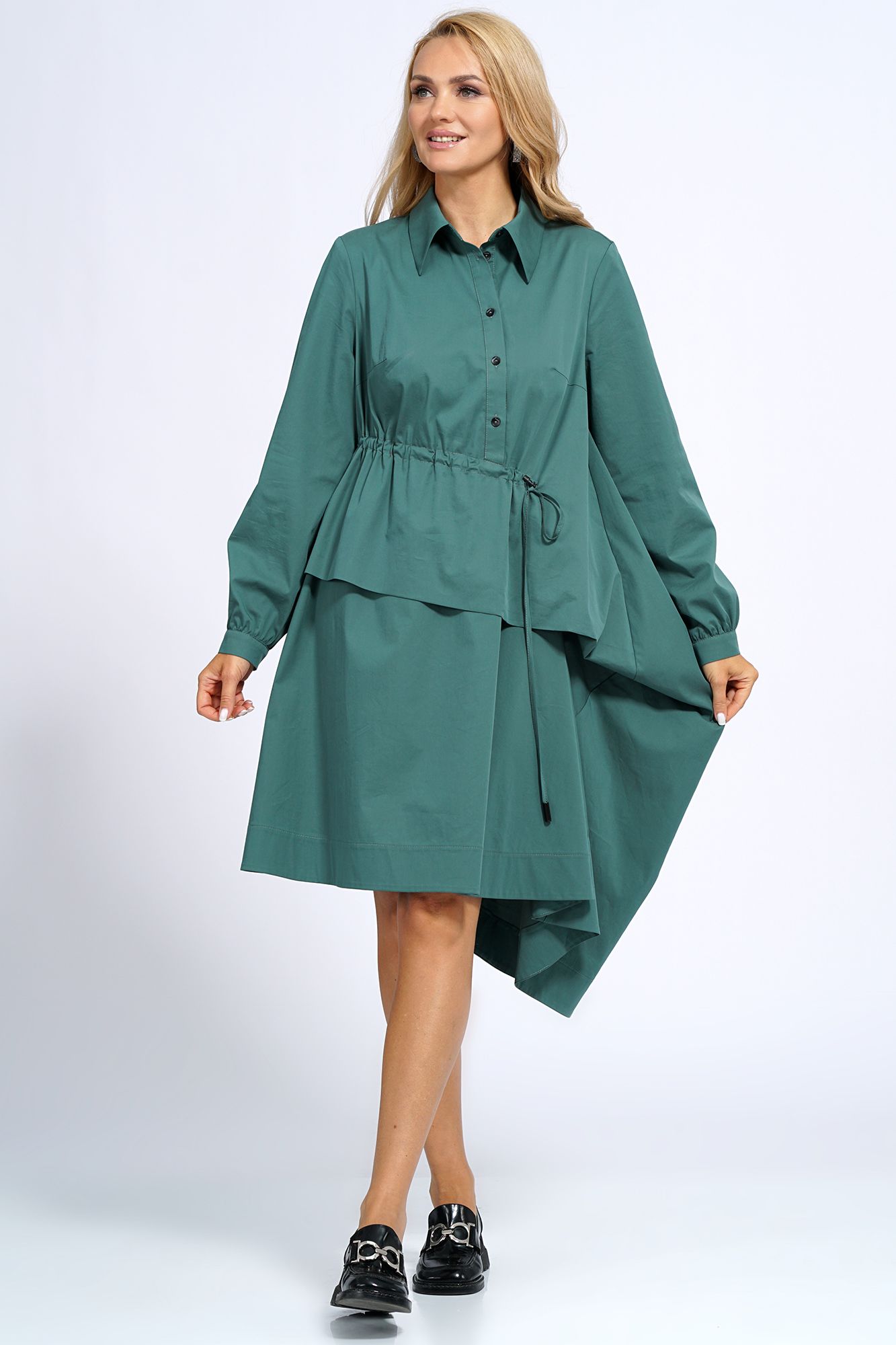 Платья Alani Collection 2178 хвойно-зеленый