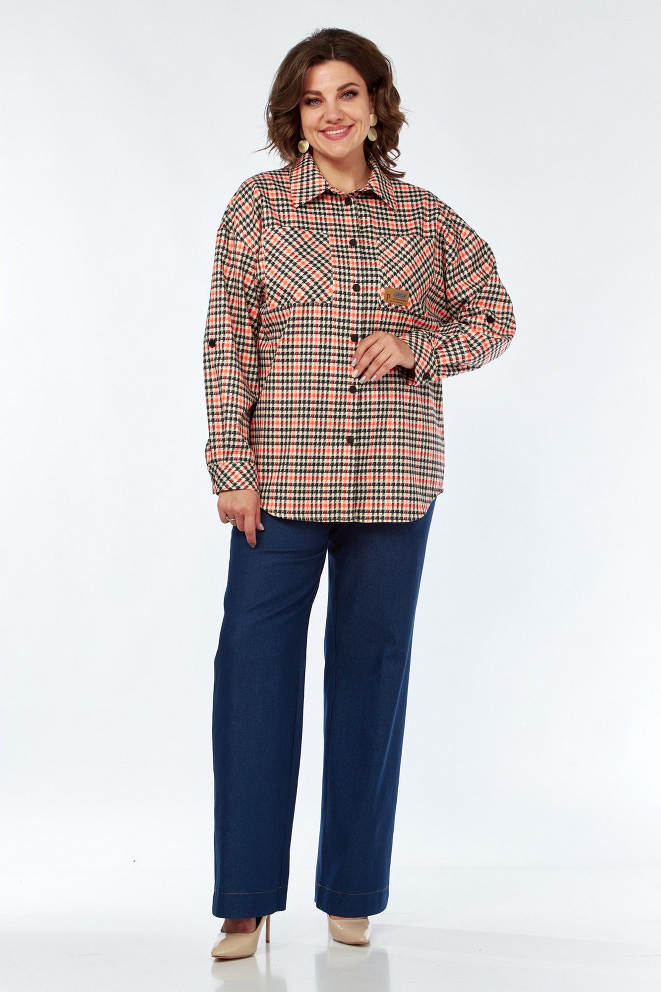 Комплекты брючные VI ORO VR-1142 клетка