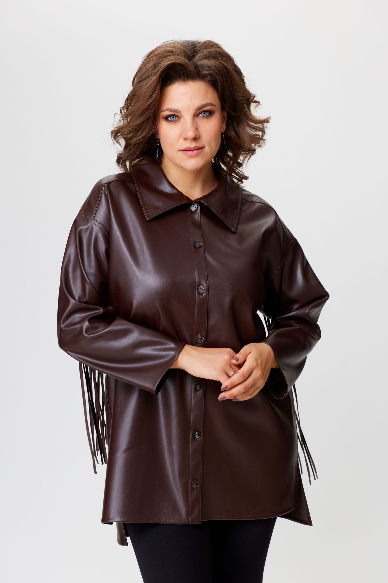 Рубашки Avenue Fashion 0330 шоколад