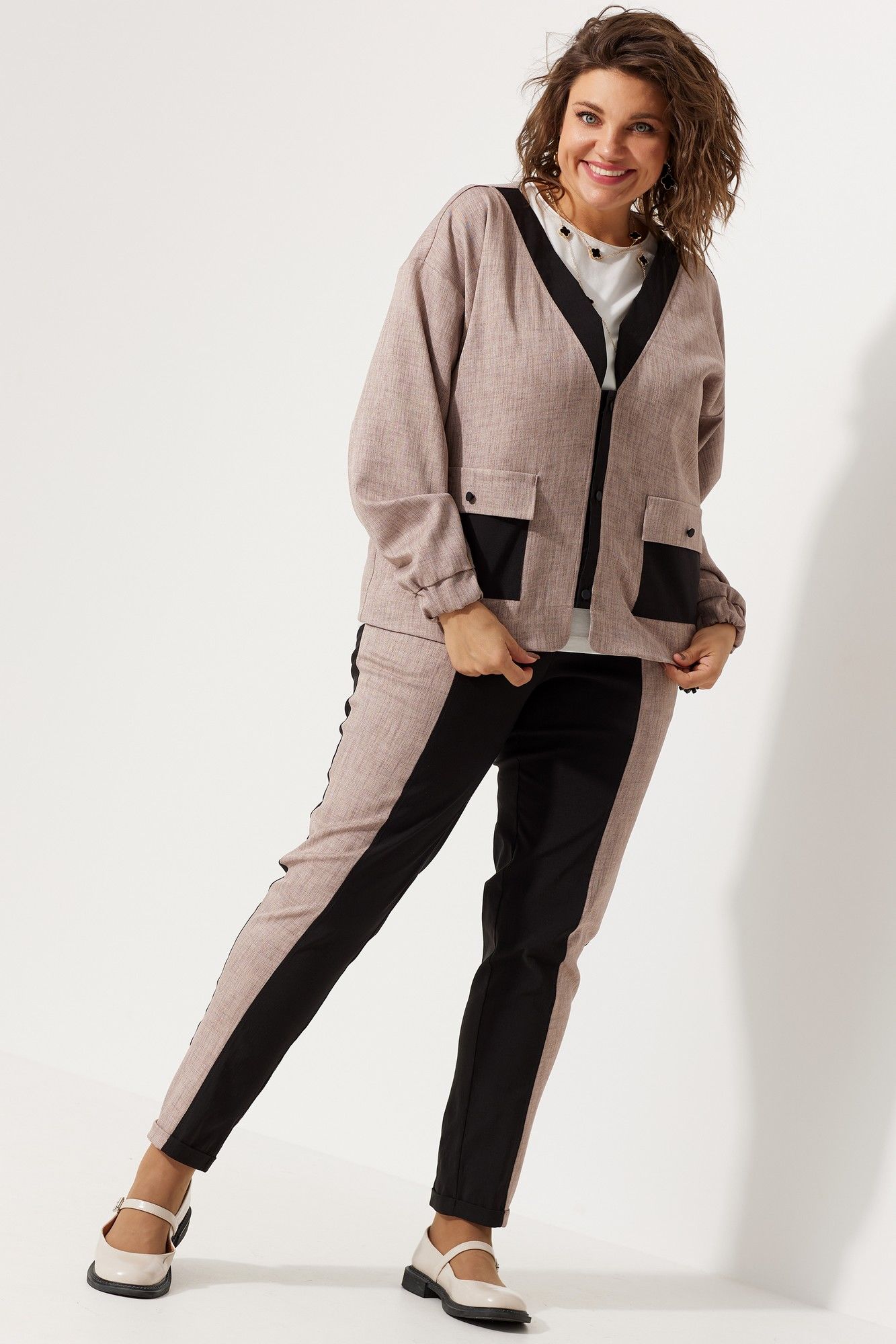 Комплекты брючные BegiModa 3074 черная_роза