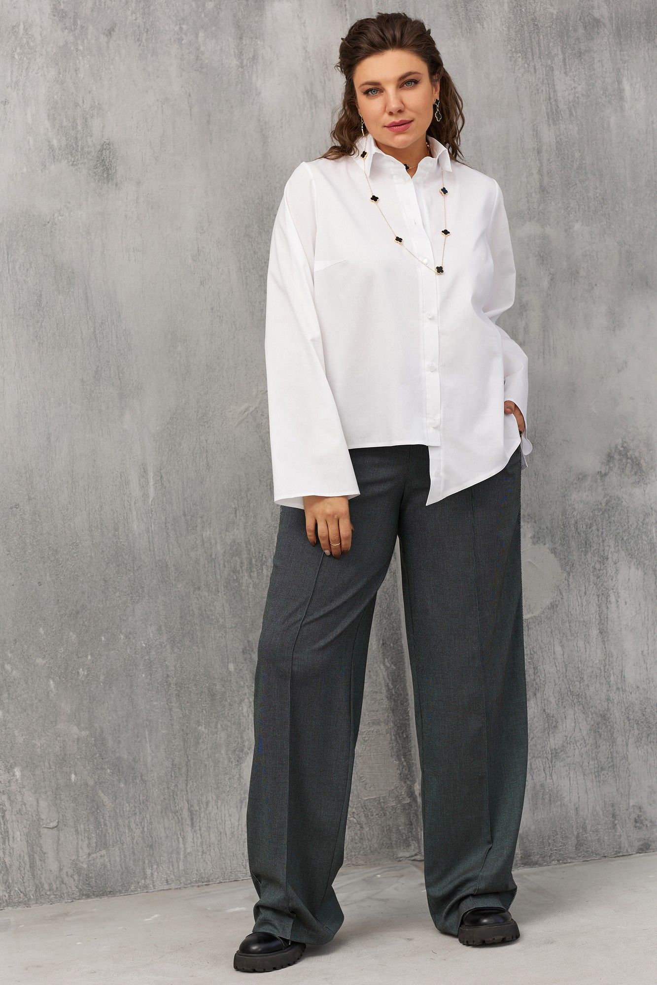 Блузы BegiModa 4108 белый