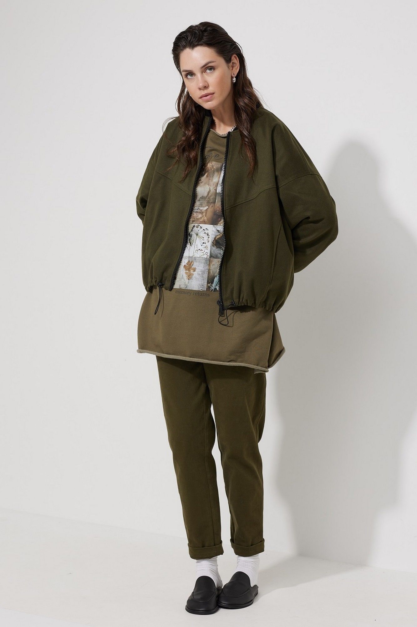 Джемперы MG Wear 1001 хаки