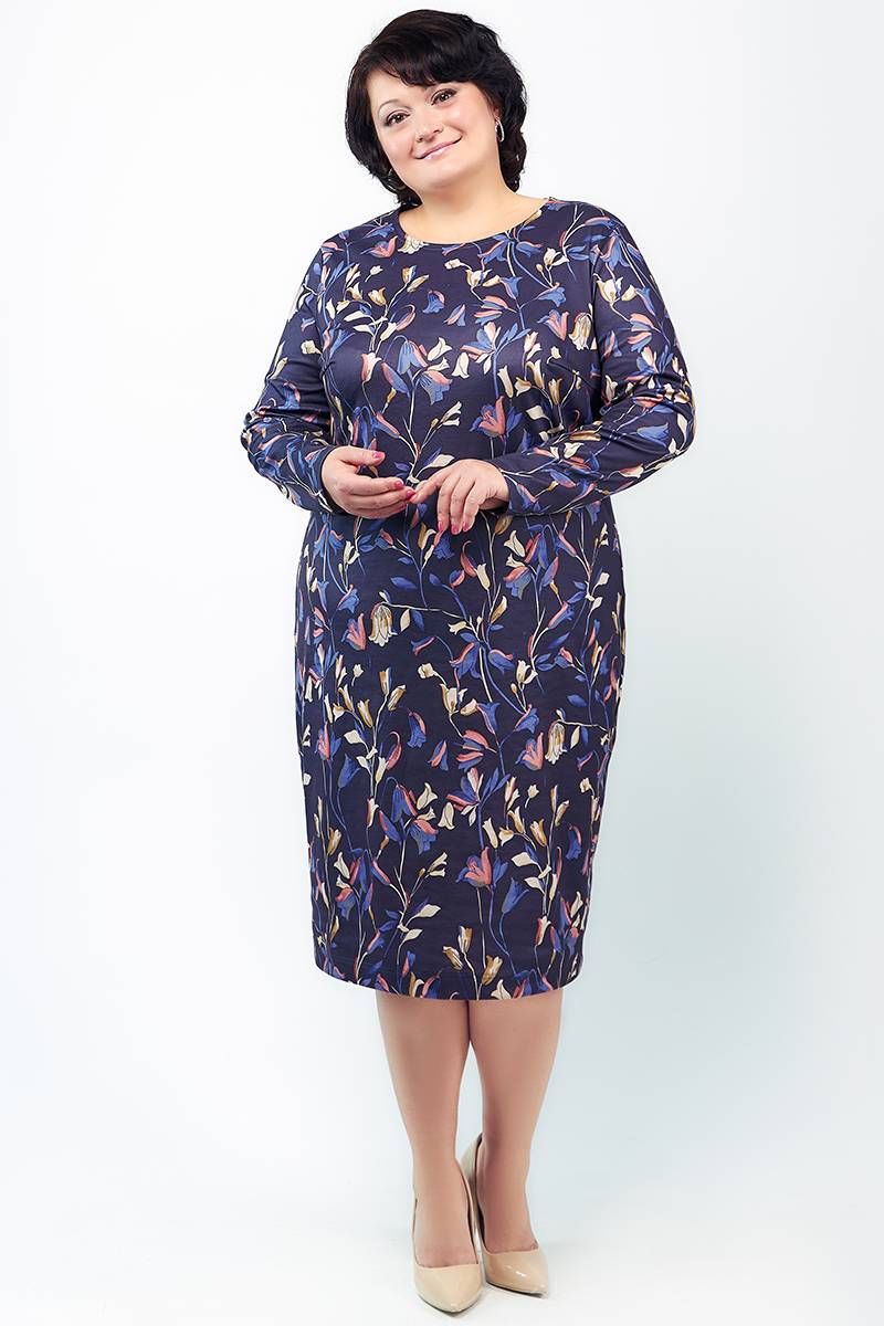 Трикотажное платье La rouge