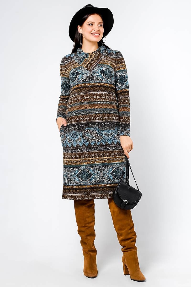 Трикотажное платье La rouge